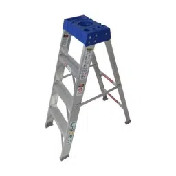 Liberti 4 ft 3 Steps 135 kg Load Capacity Aluminium Heavy Duty Ladder, 1404-9