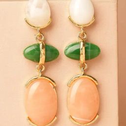 Rubans Multicolor Beaded Drop Earring-picture-31
