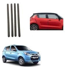SPREADX Plastic Stylish Car Bendable Door & Bumper Guard Long Length Universal fit Black Colour Suitable for Maruti Suzuki Alto-800 2012 to 2016 (Set of 4 Pcs)-picture-13