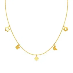 Kisna Diamond & Gold Jewellery 18k Bishti Pure Gold Necklace for Women-picture-48