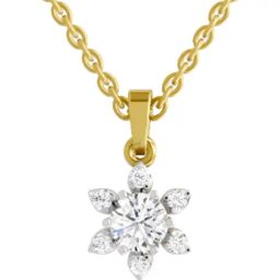 Sparkles 14k (585) Yellow Gold Lab Grown Diamond Pendants-image-52
