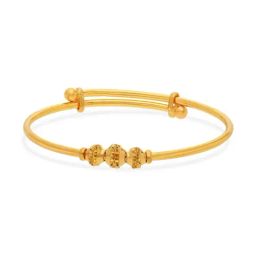 Malabar Gold and Diamonds 22k BIS Hallmark Yellow Gold Thin Bangle for Kids-picture-19