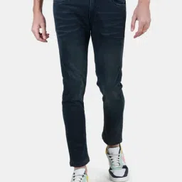 Duke Carbon Blue Slim Fit Stretchable Jeans-picture-2