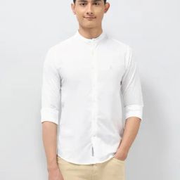 U.S. Polo Assn. Denim Co. White Cotton Regular Fit Shirt-picture-10