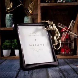 giBOX Black & Gold-Toned 1 Pieces Metal Table Photo Frames-image-14