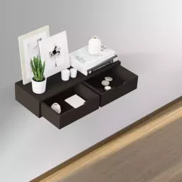 Furnifry 24x8 x4.5 Inches Brown Wood Wall Mounted Storage Unit-image-70