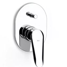 Roca RT5A0290C00 Atlas Chrome Silver Stainless Steel Shower Mixer-image-48