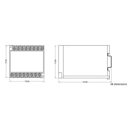 Shavison Dual Output Analog Signal Converter 4 - 20 mA Output 1, 4 - 20 mA Output 2 (90 ~ 270 V AC) Range, AS845-247 image 2
