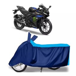 Auto Pearl Two Wheeler Cover for Yamaha YZF R15 V3 Moto GP Edition BS6 - Cyan, Blue-image-87