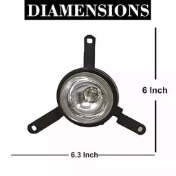 Auto Pearl Fog Lamp Lights Compatible For Chevrolet Tavera 2015 (Set of 2 Pcs) image 5