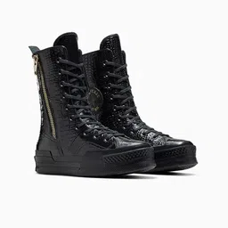 Converse Unisex Textured Leather High-Top Sneakers-7