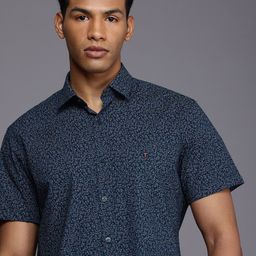 Louis Philippe Sport Slim Fit Floral Printed Pure Cotton Casual Shirt-image-58