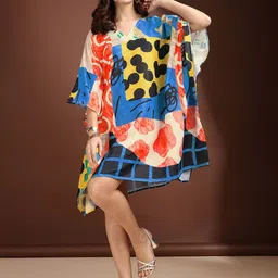 LABEL AARNA Women Print Kaftan Dress-image-53