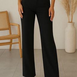 Next One Women Smart Straight Fit High-Rise Easy Wash Trousers-picture-16