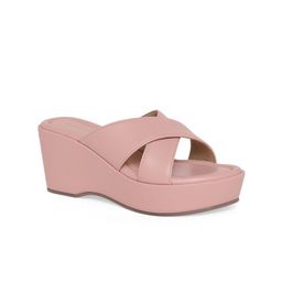 CAMLEE COMFORT PU Wedge Sandals with Bows-4