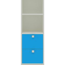 Adona Tiara Bookshelf Cum Display Unit - Blue-image-77