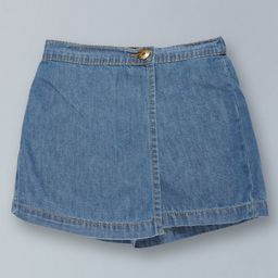 Kiddopanti Overlap Button Down Shorts - Blue-image-80