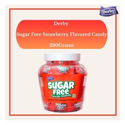 Derby Sugar Free  Strawberry Flavoured Candies 280 Gram  Pack Of 1-21