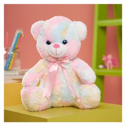 Tickles Teddy Bear Soft Stuffed Plush Toy for Kids Boys & Girls Birthday Gifts (Color: Multicolor Size: 25 cm)-image-8