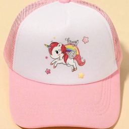 Ziory Baby Unicorn Designed Cap - Pink-28