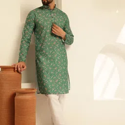 SOJANYA Men Quirky Printed Kurta image 3