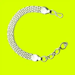 Dynamic Retail Global Men's Silver-Plated Link Bracelet-image-84