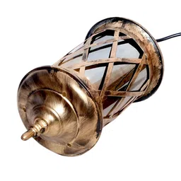 GAUVIK Gold-Toned Textured Ceiling Lamp image 2