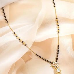 Rubans Black Cubic Zirconia Studded Mangalsutras-picture-39