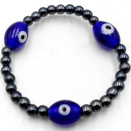 Divine souvenirs Unisex Artificial Beaded Elasticated Bracelet-image-96
