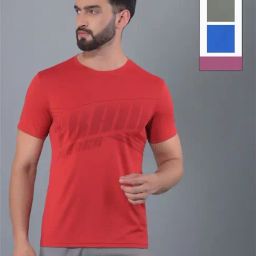 Force NXT Multicolored Regular Fit Printed Sports T-Shirt - Pack Of 3-image-98