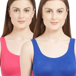 Soie Multicolor Non Wired Non Padded Beginners Bra (Pack Of 2)-30