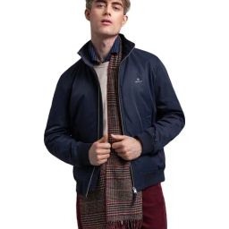 GANT Blue Full Sleeves High Neck Jacket-image-109