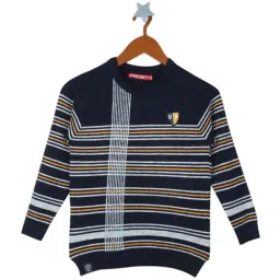 Monte Carlo Kids Navy Striped Pullover-image-67