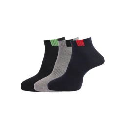 Dollar Multicolor Ankle Length Socks (Pack of 3)-28