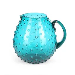 Home4U 'Javion' Turquoise Glass Water Jug (2.7 L) - Set of 1-image-18