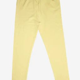 Kiddopanti Kids Light Yellow Solid Leggings-image-83