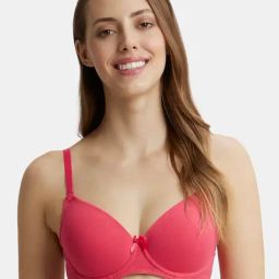 Jockey 1245 Women's Under-Wired Padded Super Combed Cotton Elastane T-Shirt Bra-picture-21