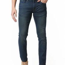 Basics Blue Skinny Fit Jeans-image-81