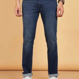 Wrangler Millard Blue Regular Fit Lightly Washed Jeans-picture-41