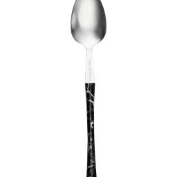 NATURALLY YOURS Black Stainless Steel Vittoria Flatware Set of 4 image 2