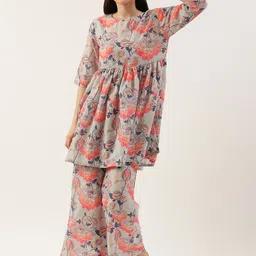 Clt s Floral Printed Night Suit-26