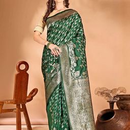 Anouk Rustic Woven Design Banarasi Saree-picture-9