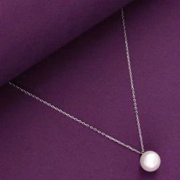 Kai Jewel Sterling Silver Pearly White Necklace-image-81