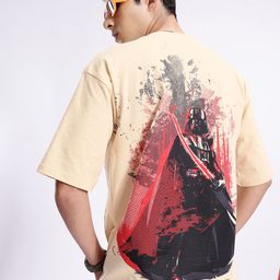 Kook N Keech Printed Drop-Shoulder Sleeves Pure Cotton Oversized T-shirt-image-85