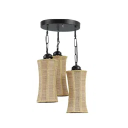 Tucasa NTU-218 B-22 Natural Bamboo Hanging Light (Beige)-picture-24