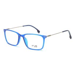 Irus Blue Rectangular Eye Frames for Men-picture-34