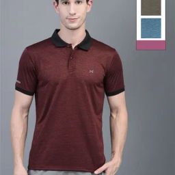 Force NXT Multicolored Regular Fit Sports Polo - Pack Of 3-image-9