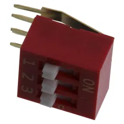 E-SWITCH DIP SWITCH, SPST, 3CKT, 0.025A, 24V, THT, KAS2103ET.-picture-3