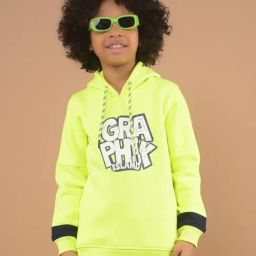 Crimsoune Club Boys Green Polyester Printed Sweatshirt-image-77