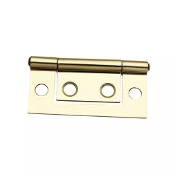 Screw Tight 1.5 Inch Iron Polished Finish Flush Hinges S170701EB-10 ( Pack of 10 )-image-64